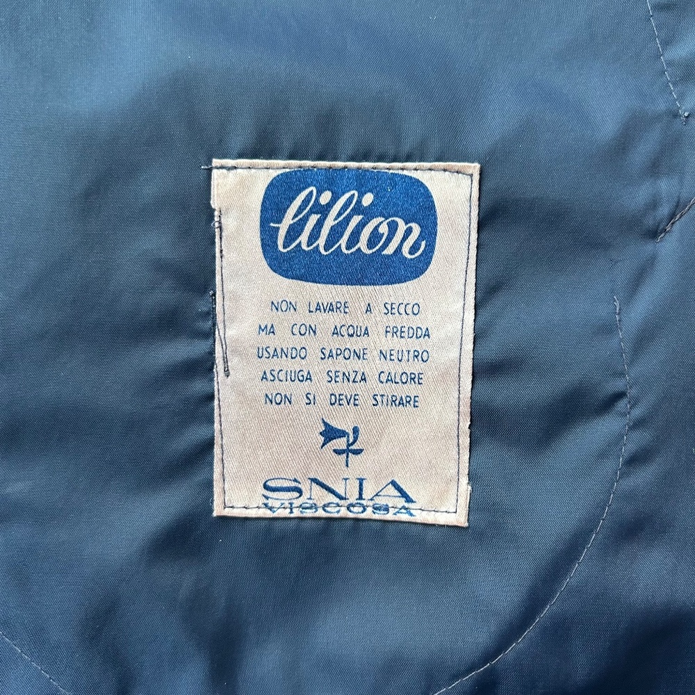 60s Vintage Ariston Women's Waterproof Raincoat - Bonnet & Belt‎ - Navy - Medium - Picture 4 of 5